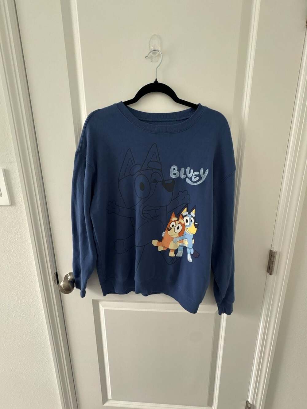 Bluey and Bingo Sketch Graphic Crewneck Sweatshirt